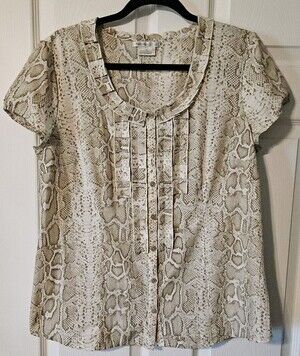 Large Van Heusen Women's Blouse Workwear Career